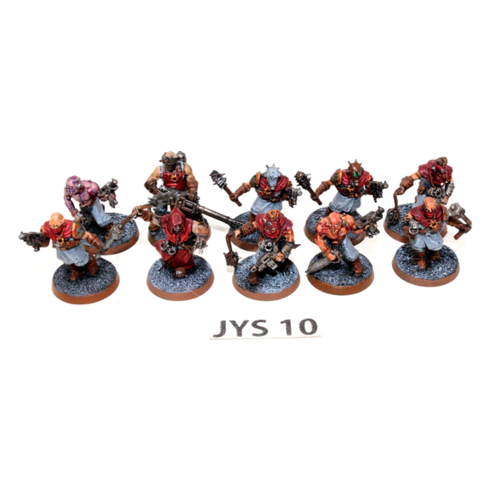 Warhammer Chaos Space Marines Chaos Cultists Well Painted JYS10