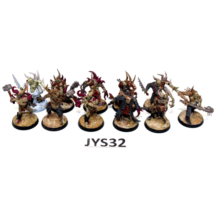 Warhammer Chaos Space Marines Deathguard Poxwalkers Well Painted JYS32 - Tistaminis