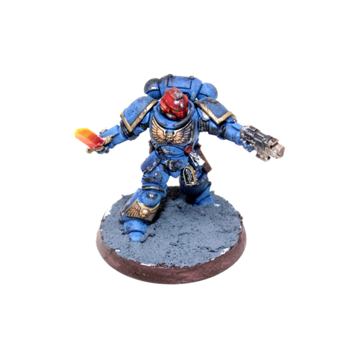 Warhammer Space Marines Primaris Lieutenant Well Painted JYS10