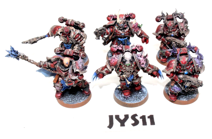 Warhammer Chaos Space Marines Chosen Well Painted JYS11