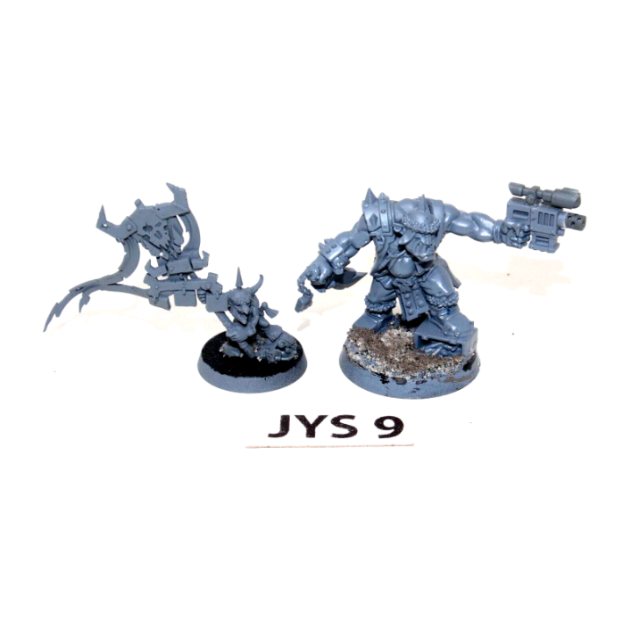 Warhammer Orks Ork Boy and Gretchin with Waaagh! Banner JYS9 - Tistaminis