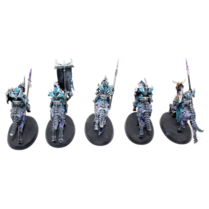 Warhammer Ossiarch Bonereapers Kavalos Deathriders Well Painted BLUE1 - Tistaminis