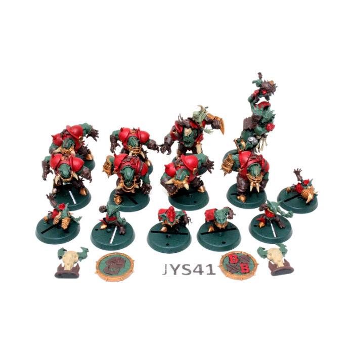 Warhammer Blood Bowl Black Orc Thunder Valley Greenskins Well Painted JYS41