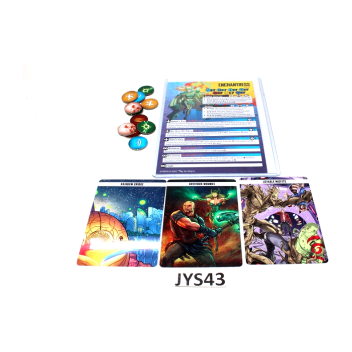 Marvel Crisis Protocol Tokens and Reference Cards JYS43