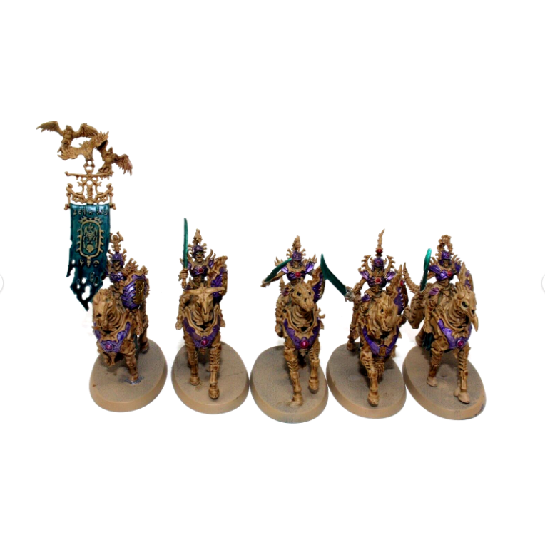 Warhammer Ossiarch Bonereapers Kavalos Deathriders Well Painted A39 - Tistaminis
