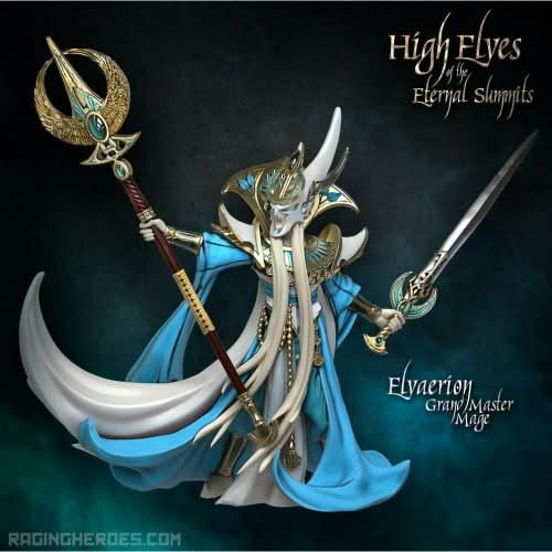 Raging Heroes High Elf Elvaerion, Grand Master Mage