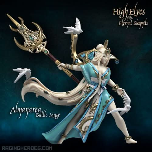 Raging Heroes High Elf Almanarea, Battle Mage