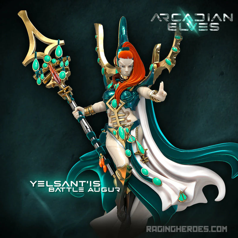 Raging Heroes Arcadian Elves YELSANT'IS, BATTLE AUGUR New - Tistaminis