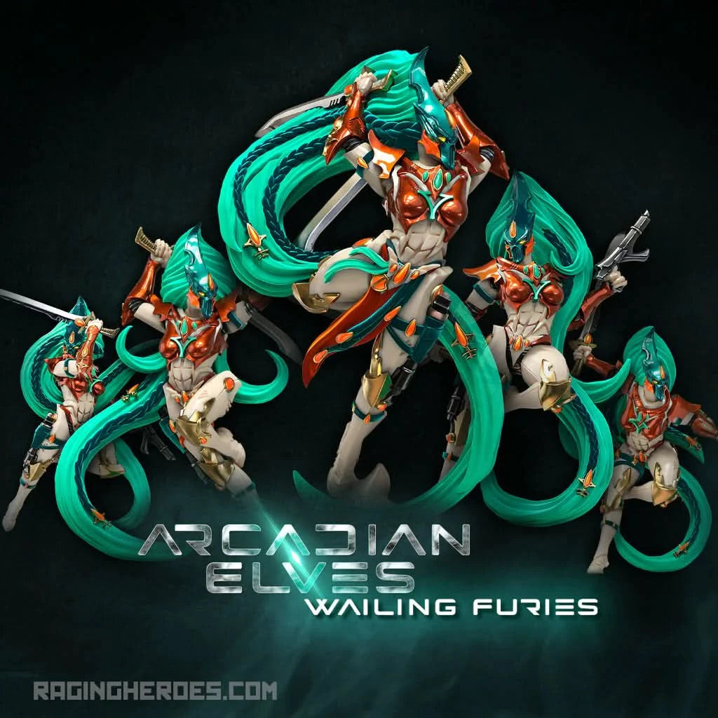 Raging Heroes Arcadian Elves WAILING FURIES New