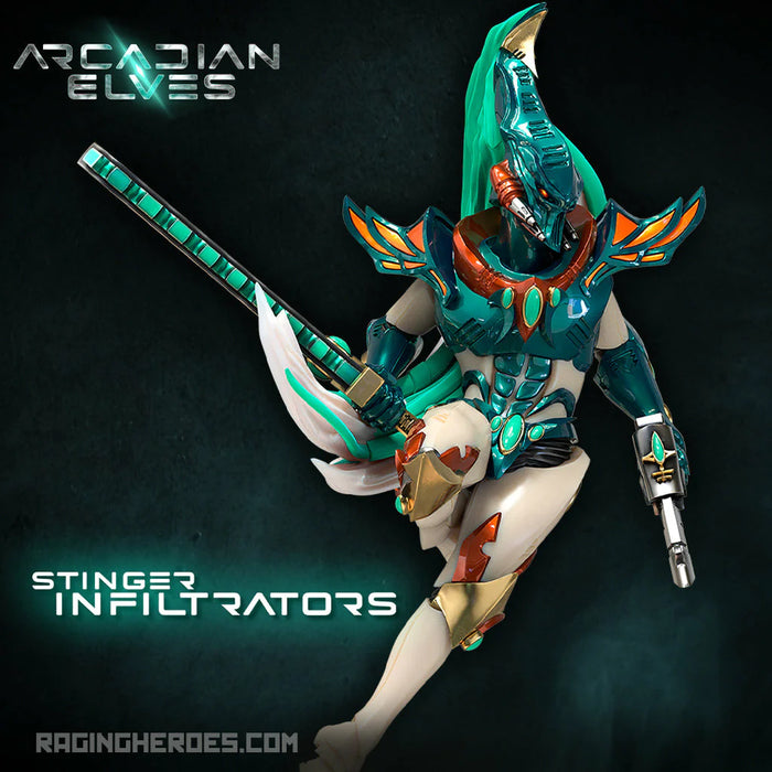 Raging Heroes Arcadian Elves STINGER INFILTRATORS New - Tistaminis