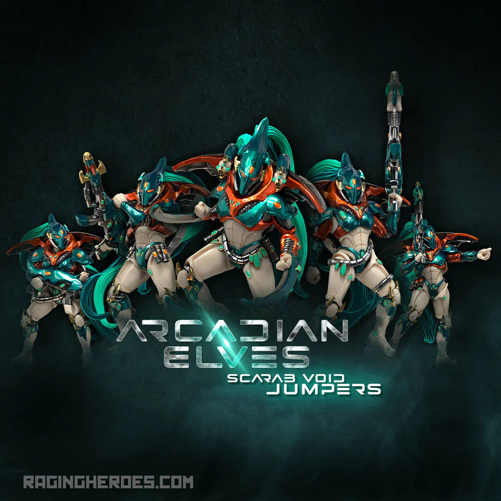 Raging Heroes Arcadian Elves SCARAB VOID JUMPERS New - Tistaminis