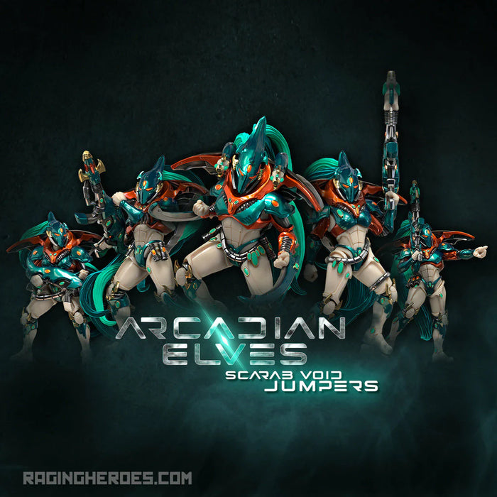 Raging Heroes Arcadian Elves SCARAB VOID JUMPERS New - Tistaminis