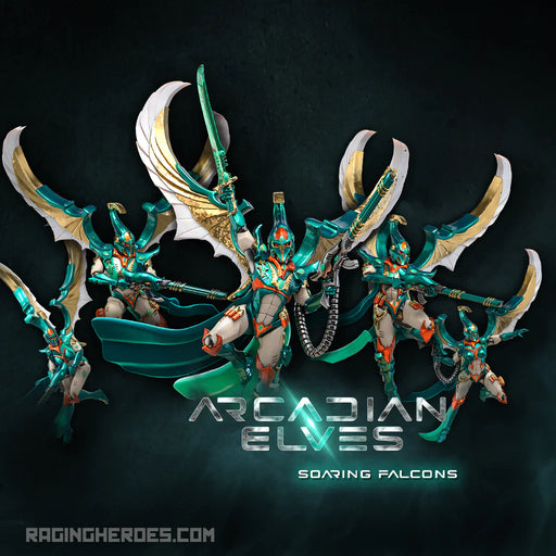 Raging Heroes Arcadian Elves SOARING FALCONS New - Tistaminis