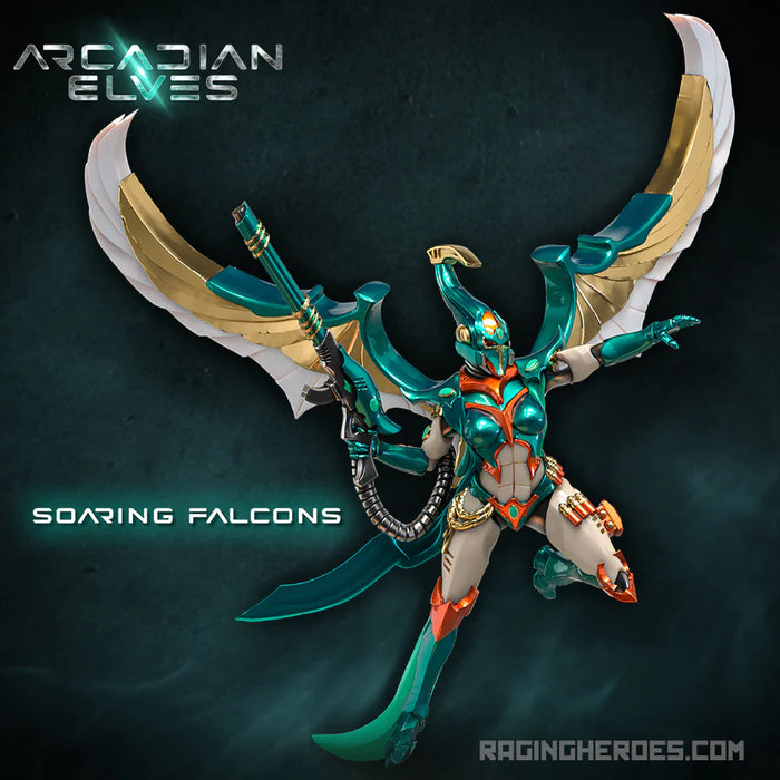 Raging Heroes Arcadian Elves SOARING FALCONS New - Tistaminis