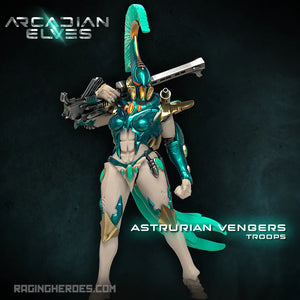 Raging Heroes Arcadian Elves ASTRURIAN VENGERS, TROOPS New - Tistaminis