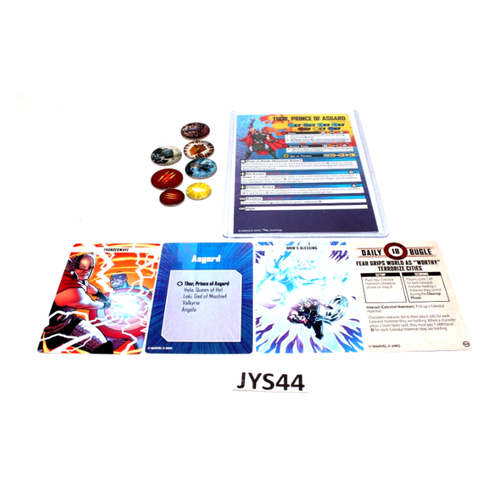 Marvel Crisis Protocol Tokens and Reference Cards JYS44