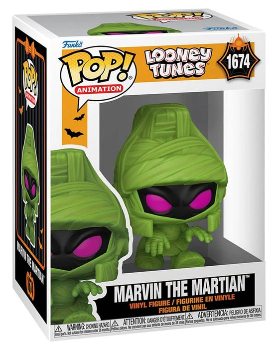 FUNKO POP LOONEY TUNES HALLOWEEN MARVIN (MUMMY) #1674