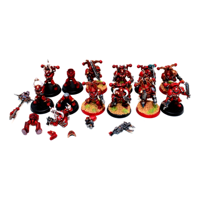 Warhammer Chaos Space Marines Tactical Marines Well Painted JYS28