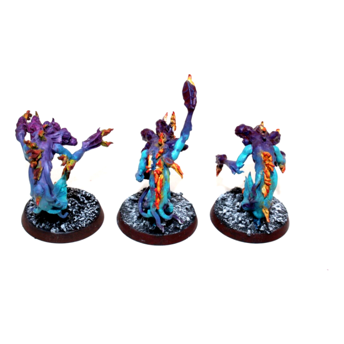 Warhammer Chaos Daemons Tzeentch Flamers Well Painted JYS64 - Tistaminis