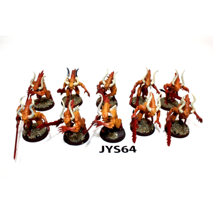 Warhammer Chaos Daemons Khorne Bloodletters Well Painted JYS64 - Tistaminis