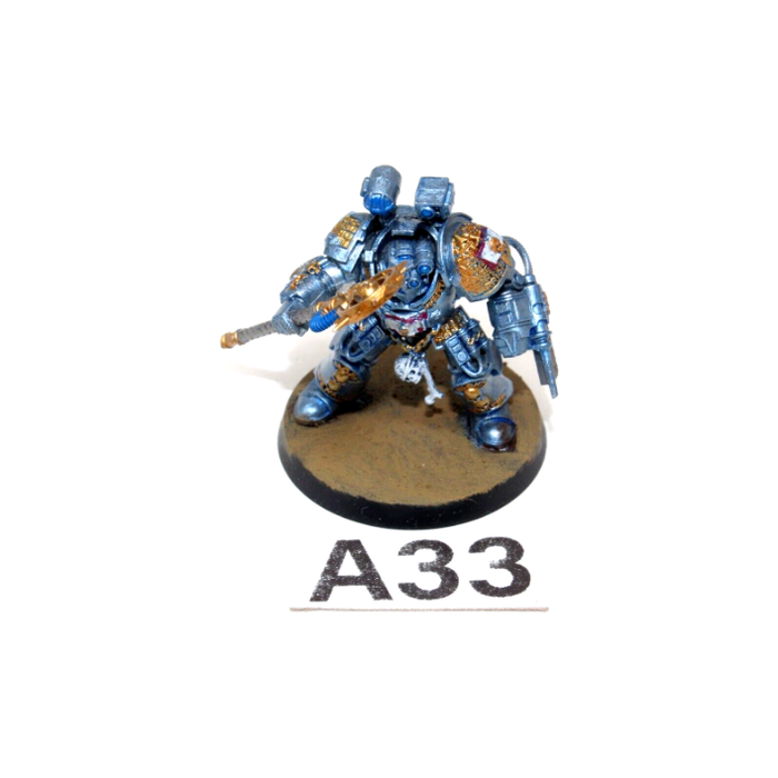 Warhammer Grey Knights Brother Captain Well Painted A33