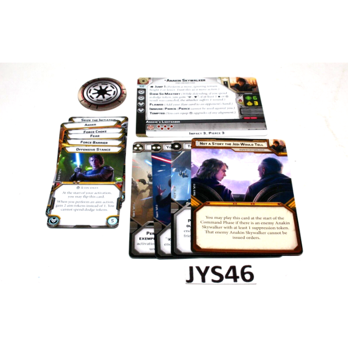 Star Wars Legion Anakin Skywalker Reference Cards JYS46