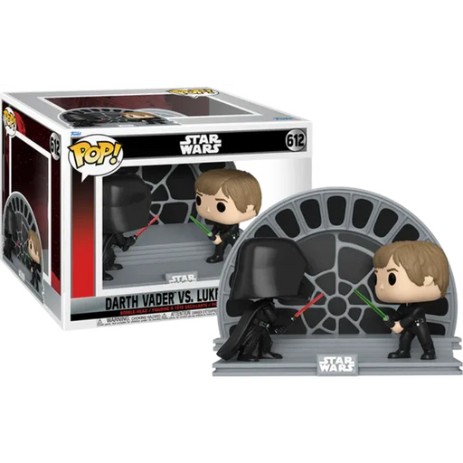 Funko POP MOMENT STAR WARS EP VI 40TH LUKE VS VADER #612 New - Tistaminis