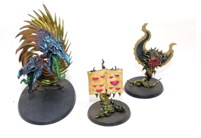 Warhammer Chaos Daemons Diciples of Tzeentch Endless Spells Well Painted JYS73