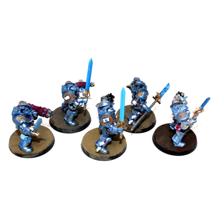 Warhammer Grey Knights Terminator Squad Well Painted A35