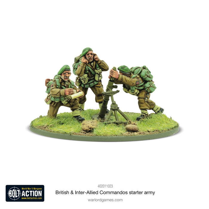 Bolt Action British & Inter-Allied Commandos Starter Army New - Tistaminis