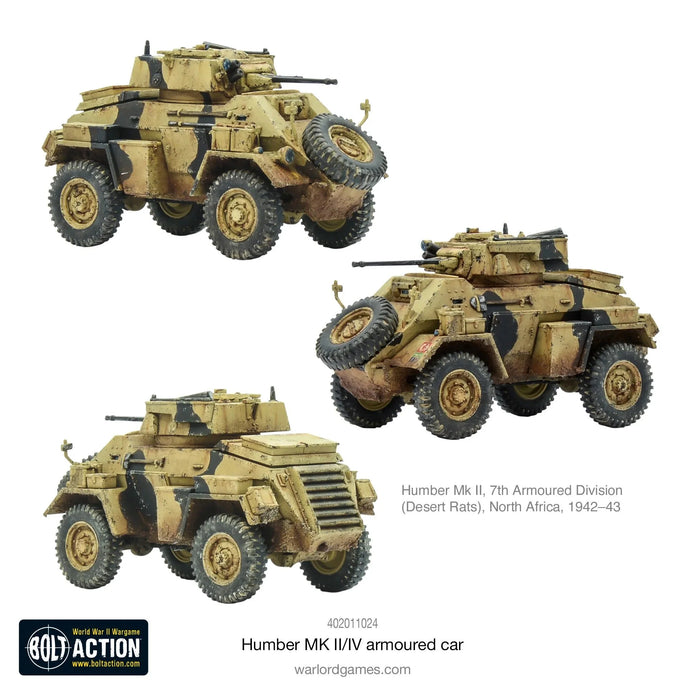 Bolt Action Humber Mk II/IV Armoured Car New - Tistaminis