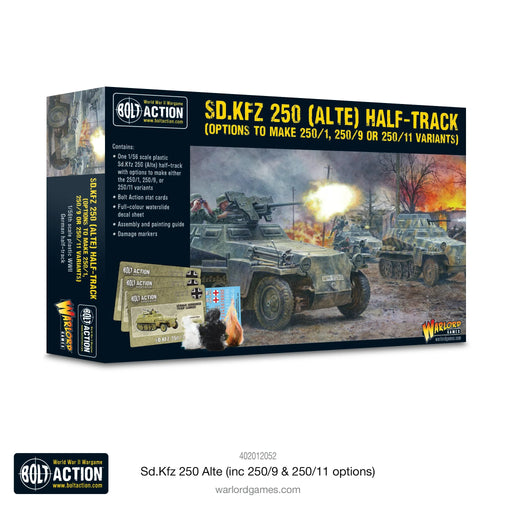 Bolt Action German SD.KFZ 250 (Alte) Half-Track New - Tistaminis