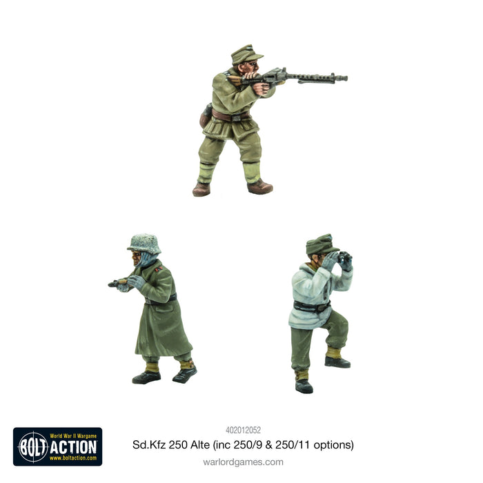 Bolt Action German SD.KFZ 250 (Alte) Half-Track New - Tistaminis