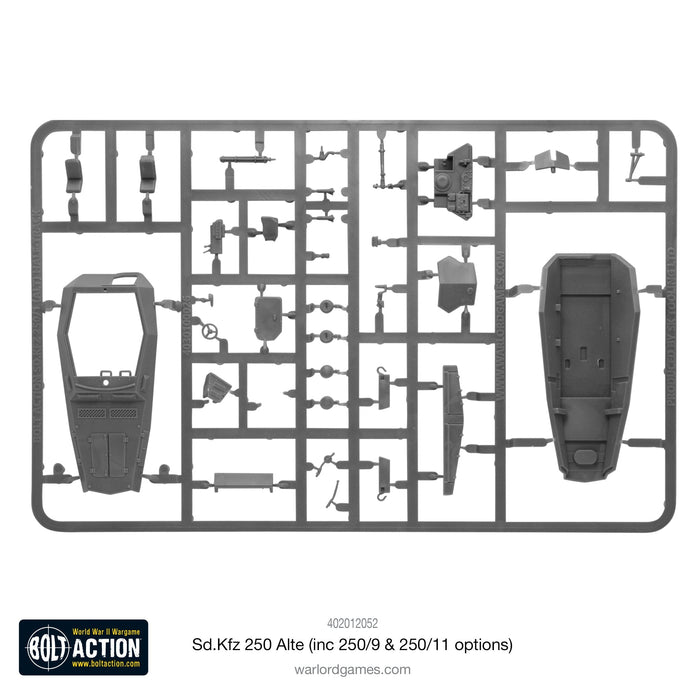 Bolt Action German SD.KFZ 250 (Alte) Half-Track New - Tistaminis