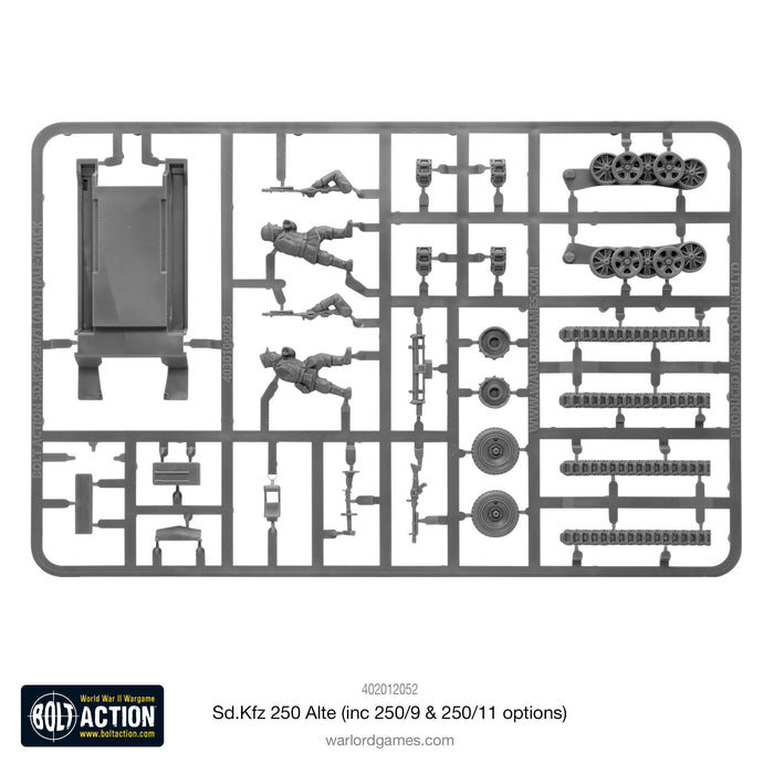 Bolt Action German SD.KFZ 250 (Alte) Half-Track New - Tistaminis