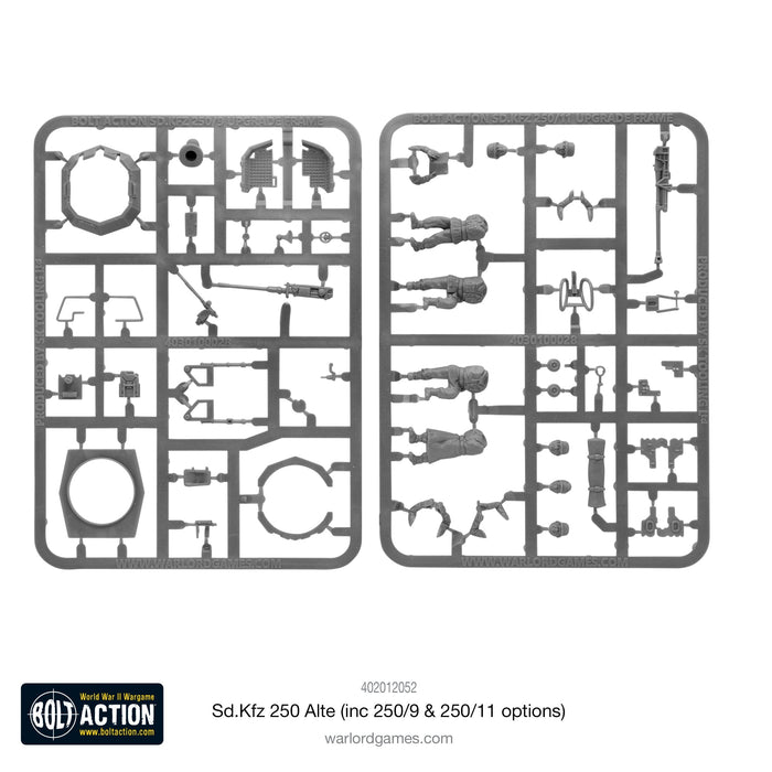 Bolt Action German SD.KFZ 250 (Alte) Half-Track New - Tistaminis