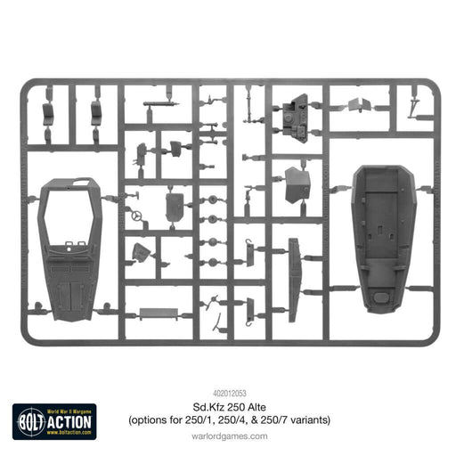 Bolt Action Germans Sd.Kfz 250 Alte (inc 250/7 & 250/4 Options) New - Tistaminis