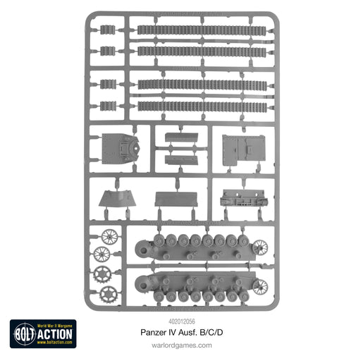 Bolt Action German Panzer IV Ausf. B/C/D - Tistaminis