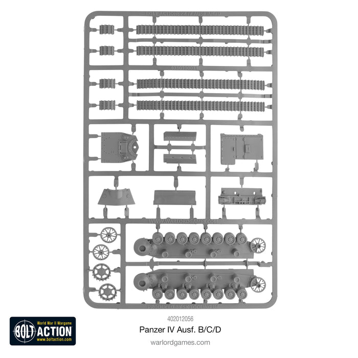 Bolt Action German Panzer IV Ausf. B/C/D - Tistaminis