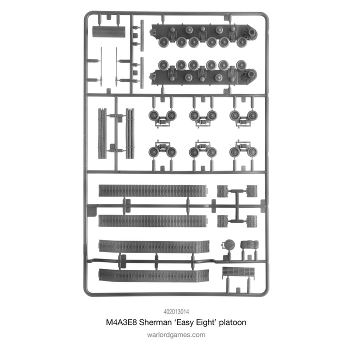 Bolt Action M4A3E8 Sherman Easy Eight platoon New - Tistaminis