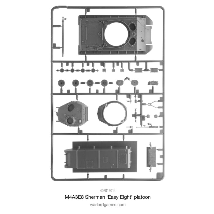 Bolt Action M4A3E8 Sherman Easy Eight platoon New - Tistaminis