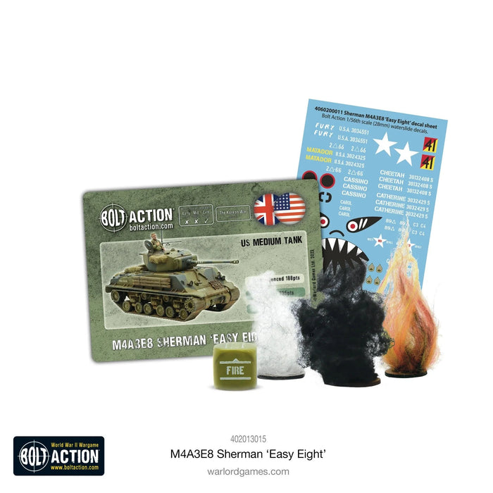 Bolt Action American M4A3E8 Sherman Easy Eight New - Tistaminis