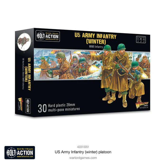 Bolt Action US Army (Winter) Infantry Platoon January 2025 Pre-Order