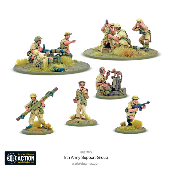 Bolt Action British 8th Army Support Group New - 402211009