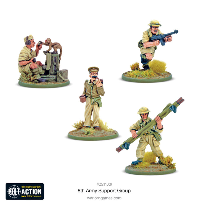 Bolt Action British 8th Army Support Group New - 402211009