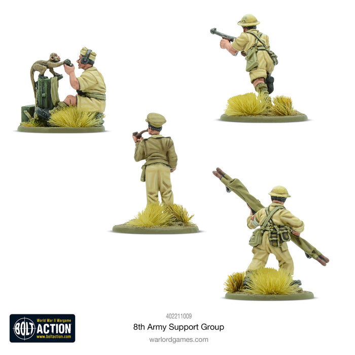 Bolt Action British 8th Army Support Group New - 402211009