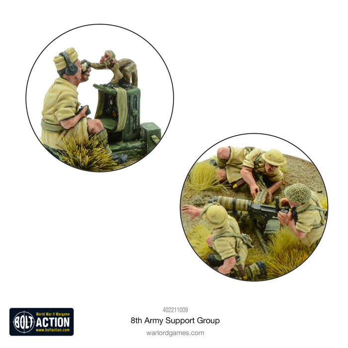 Bolt Action British 8th Army Support Group New - 402211009