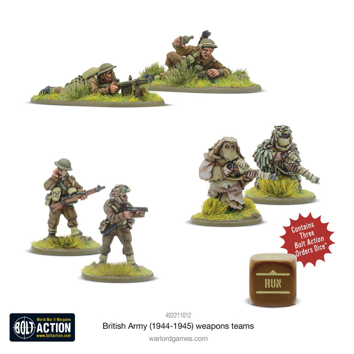 Bolt Action British Army (1944-45) weapons teams