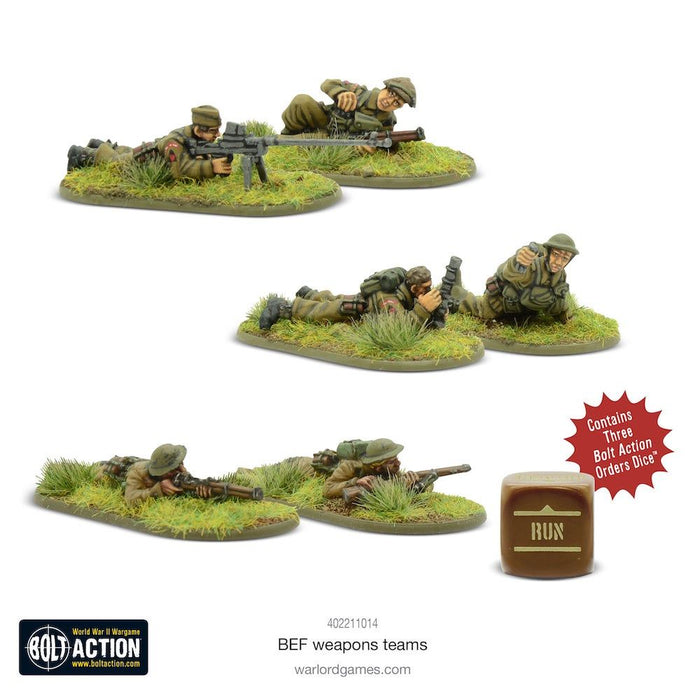 Bolt Action BEF Weapons Teams New - Tistaminis