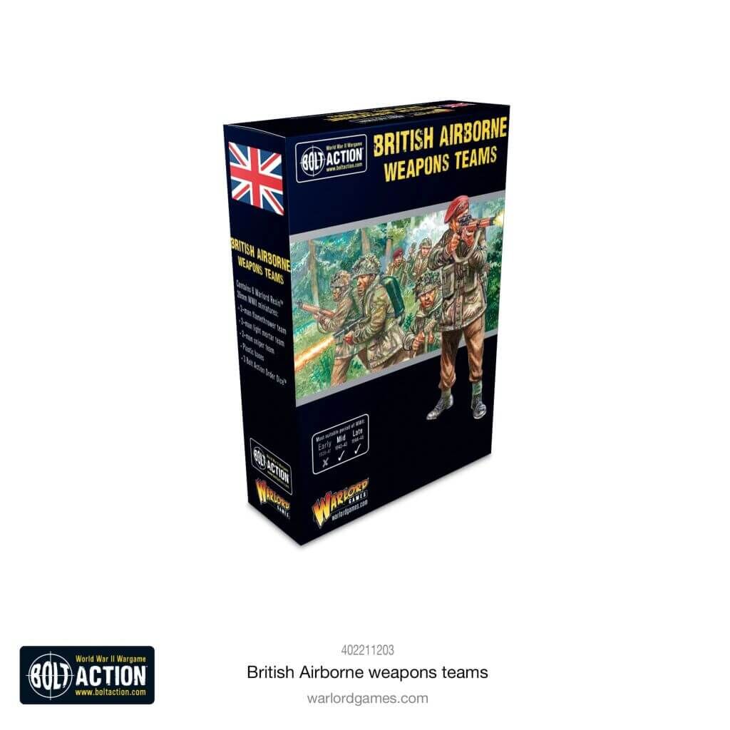 Bolt Action British Airborne weapons teams New - Tistaminis
